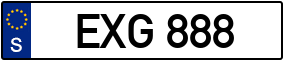 Truck License Plate